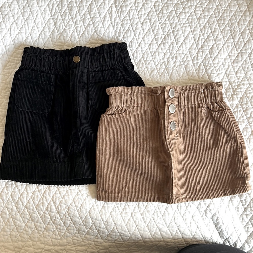 Girls corduroy skirts